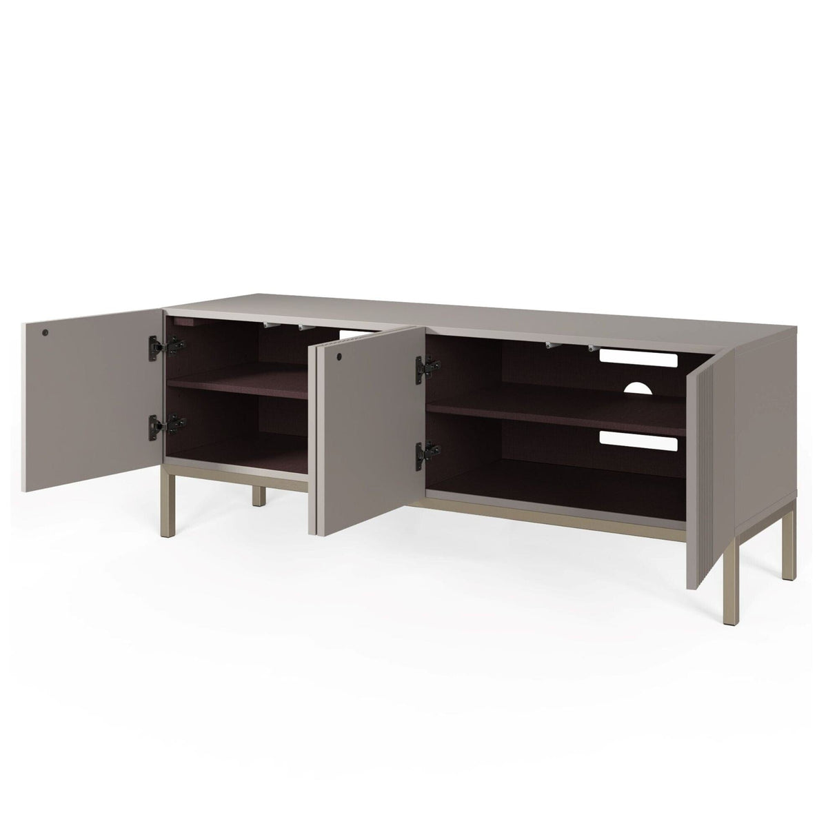 Frank Olsen Iona Grey TV Cabinet with Mood Lighting for TV's up to 70"