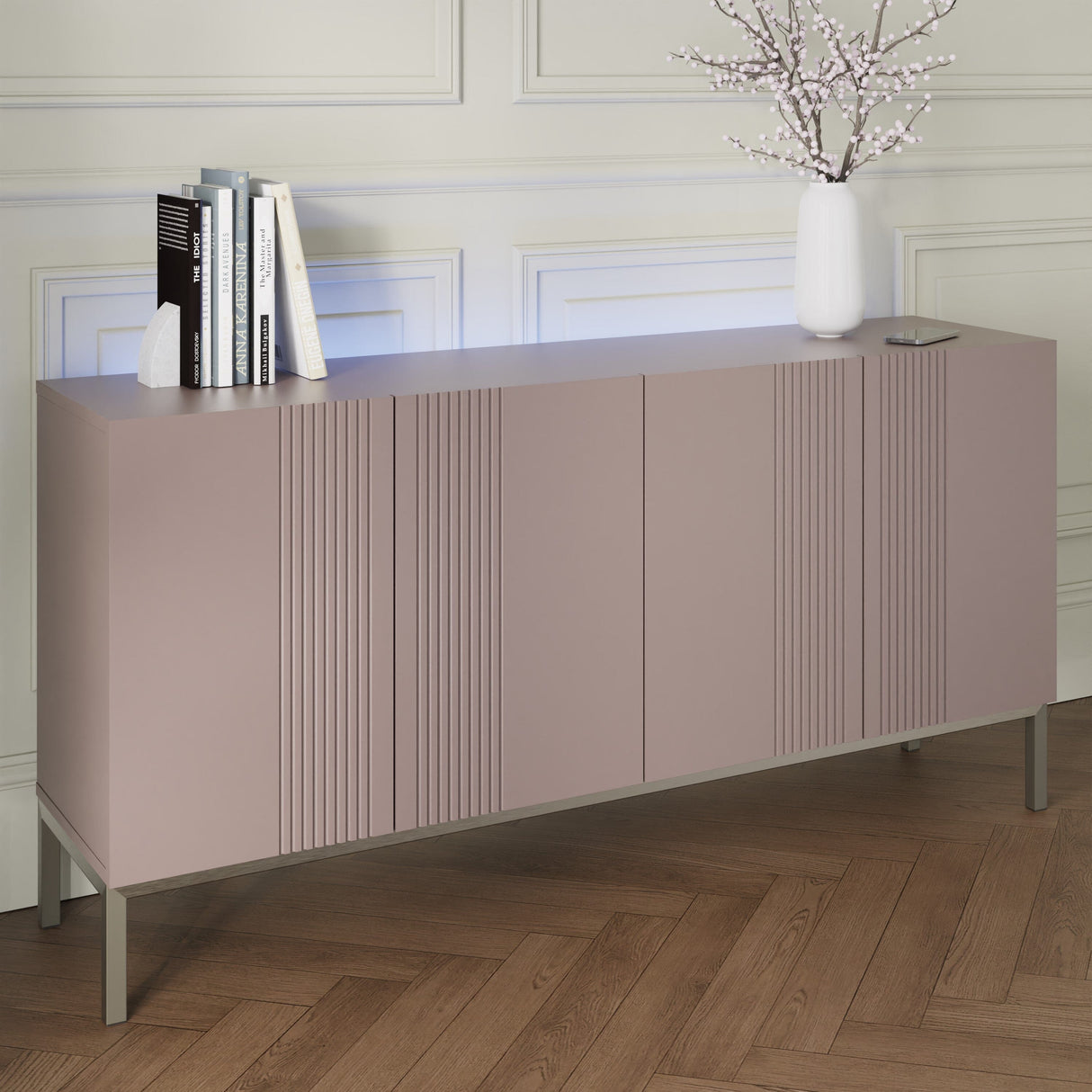 Frank Olsen Iona Mulberry Sideboard with Mood Lighting