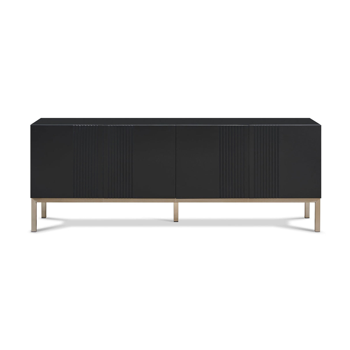 Frank Olsen Iona Black TV Cabinet with Mood Lighting for TV's up to 70"