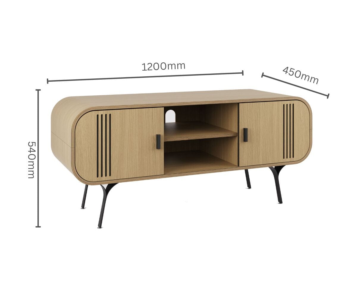Jual Milano JF101 Oak TV Stand