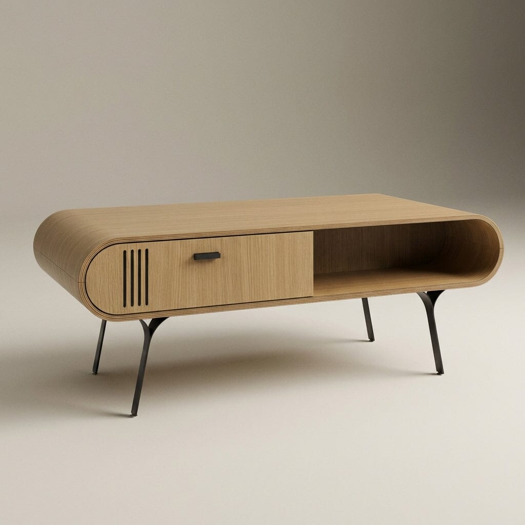 Jual Milano JF102 Oak Coffee Table