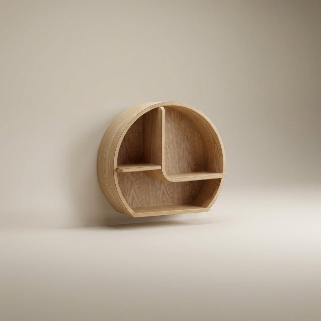 Jual San Francisco Oak Wall Shelf (JF713 Oak)