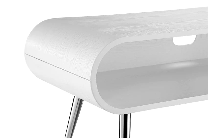 Jual Auckland White and Chrome TV Stand (JF720)