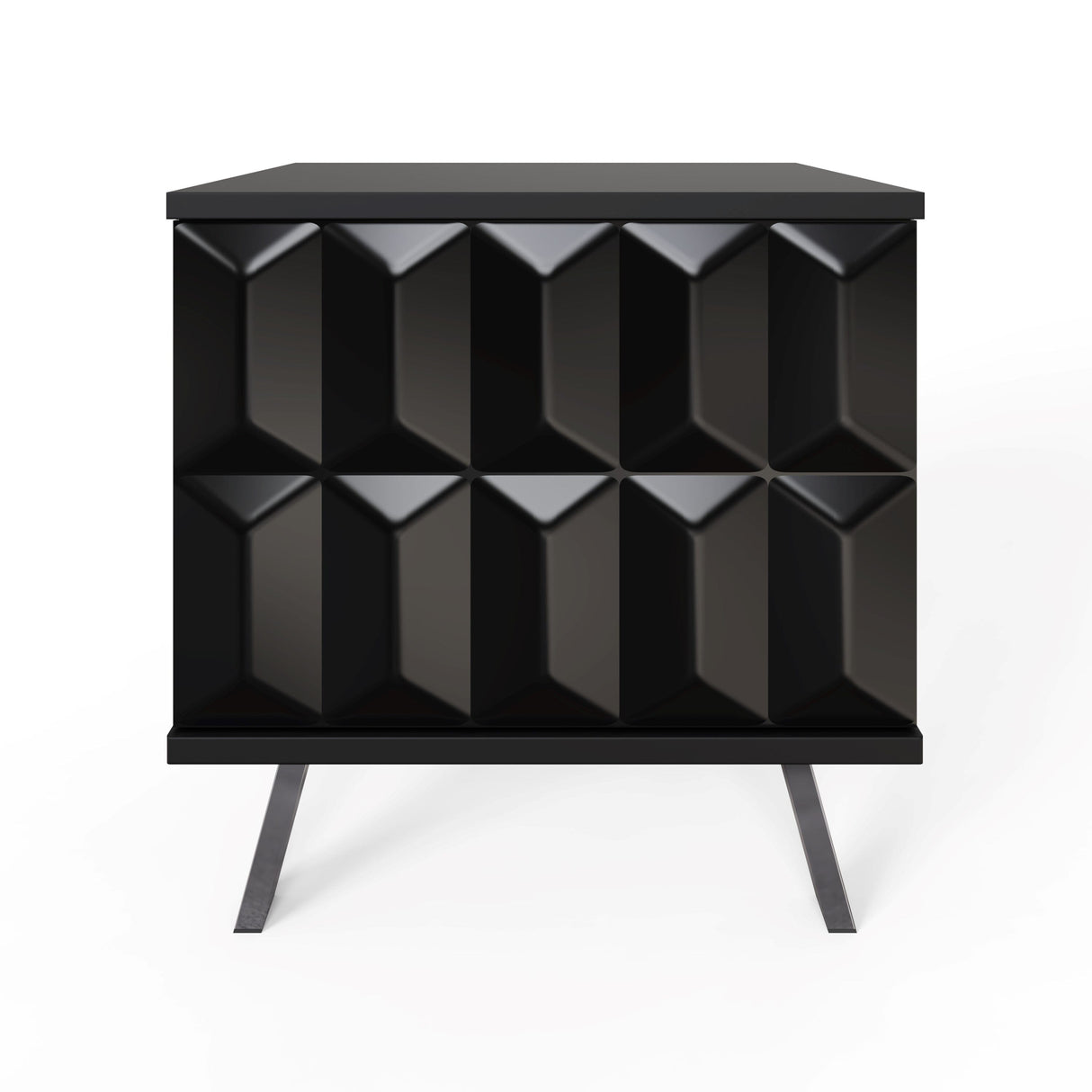 Frank Olsen Elevate Black Lamp Table with Mood Lighting