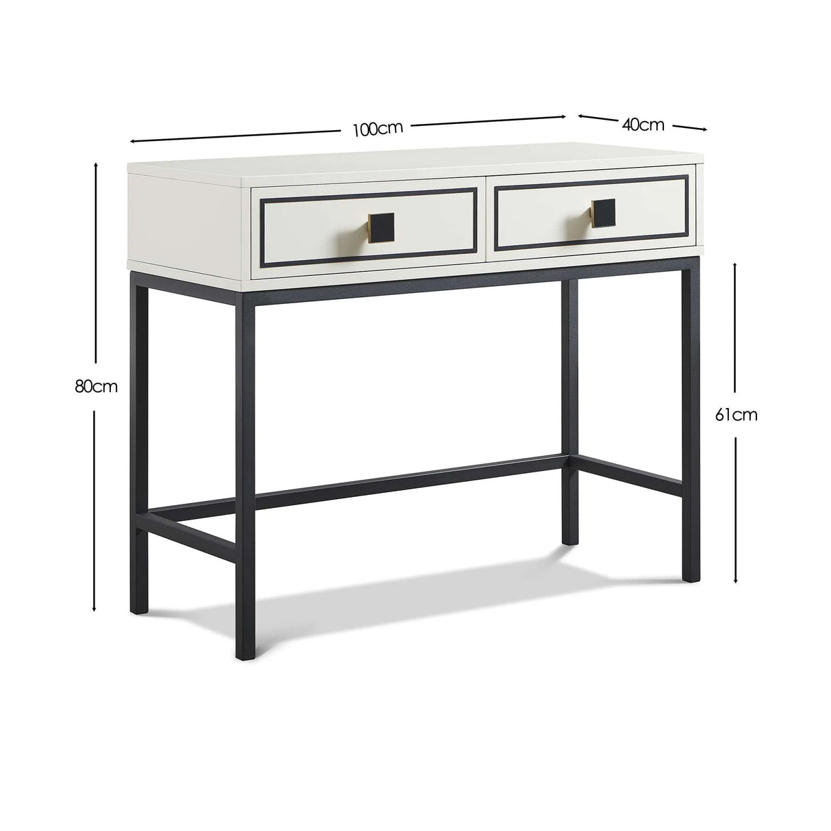 Frank Olsen Mia White Console Table