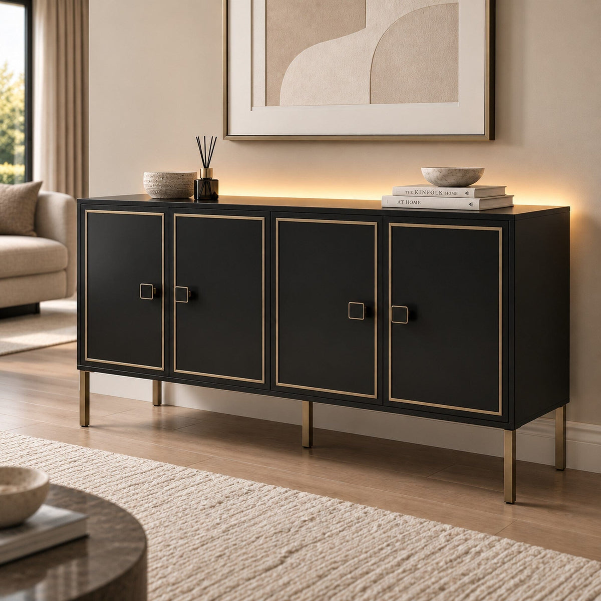 Frank Olsen Mia Large Black Sideboard