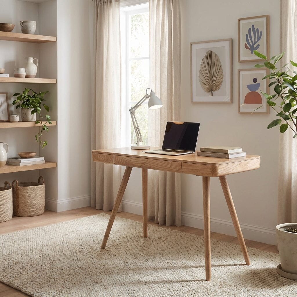 Jual San Francisco 1100mm Wide Oak Desk (PC713)