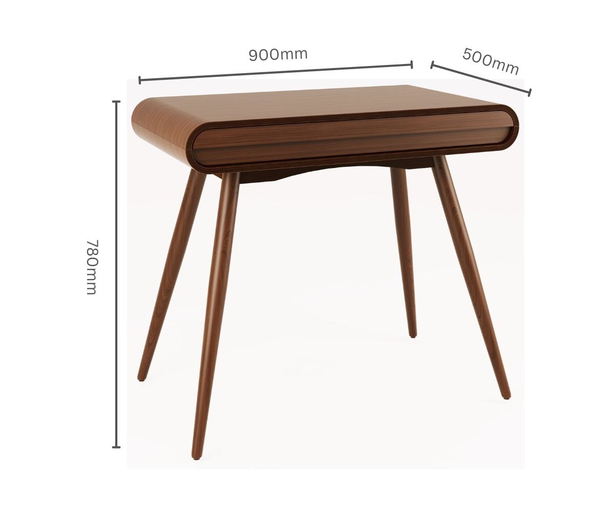 Jual San Francisco PC810 Walnut Office Desk with Drawer