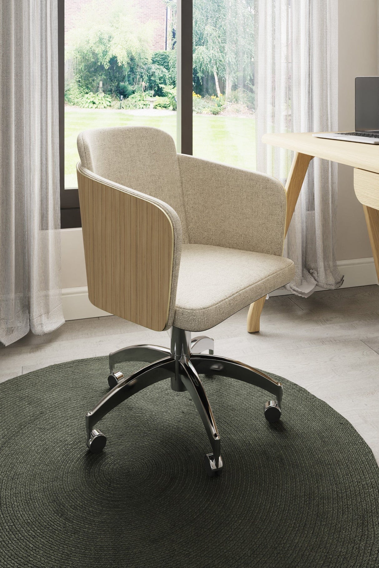Jual San Francisco PC812 Office Chair in Oak