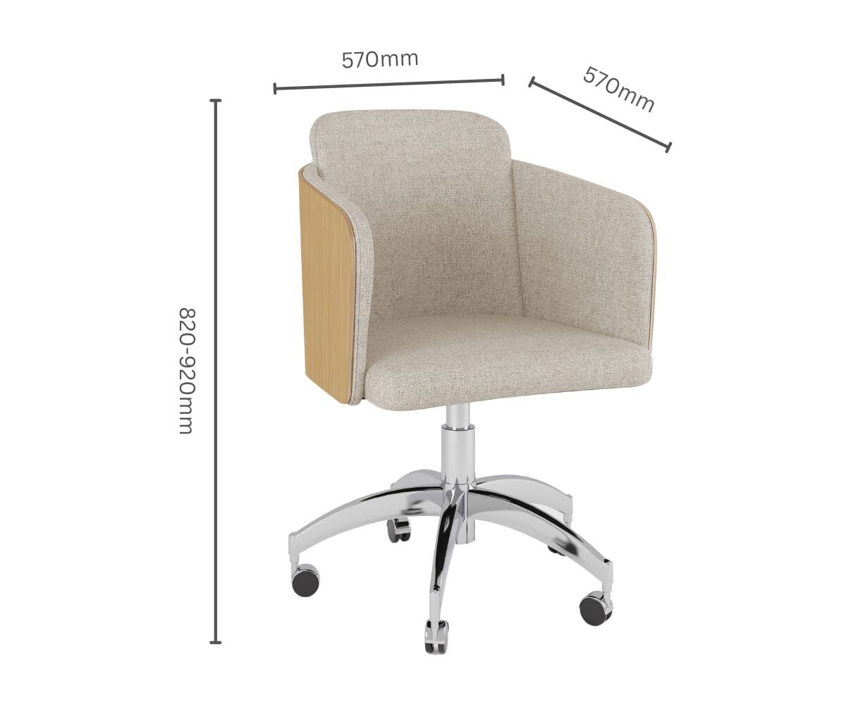 Jual San Francisco PC812 Office Chair in Oak