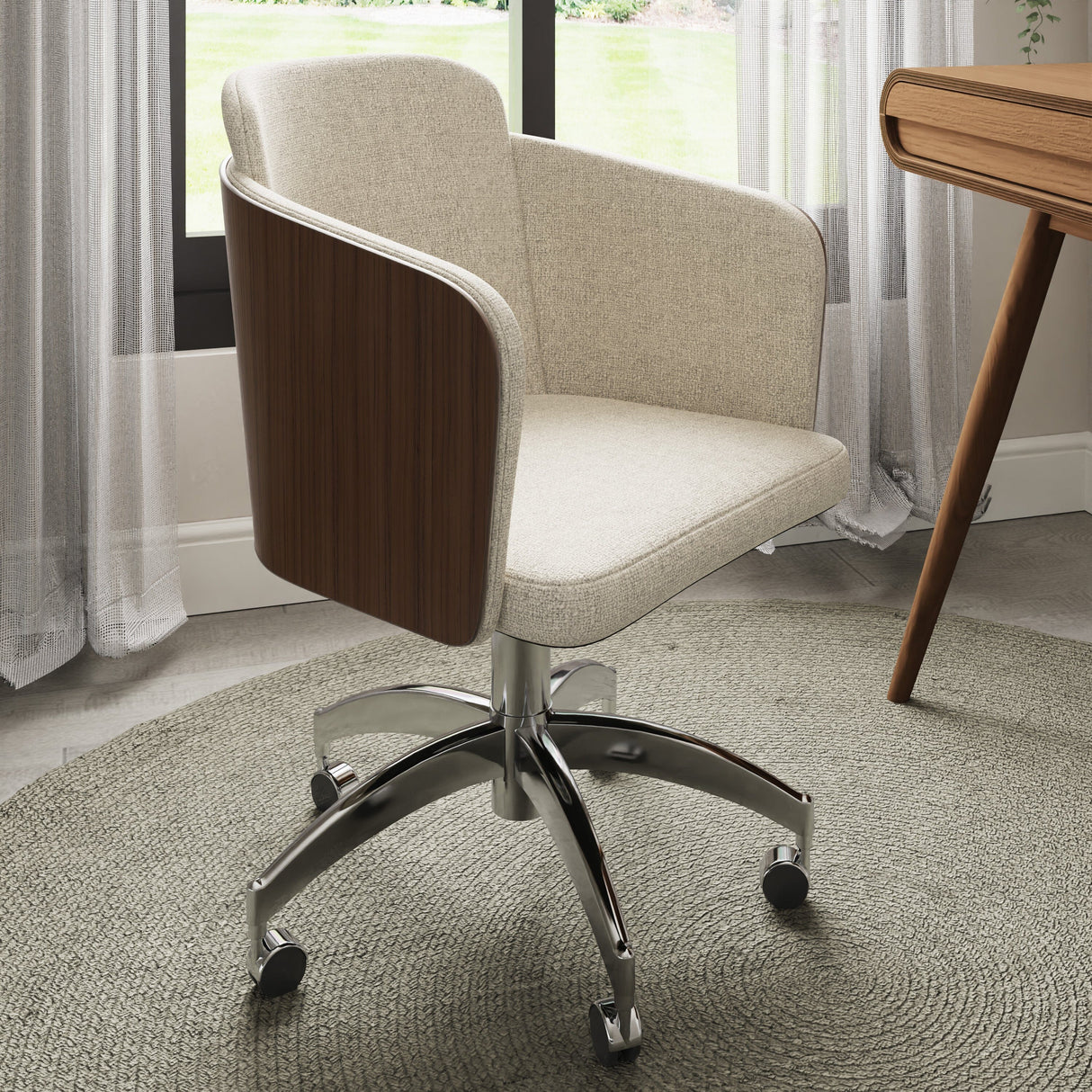 Jual San Francisco PC812 Office Chair in Walnut