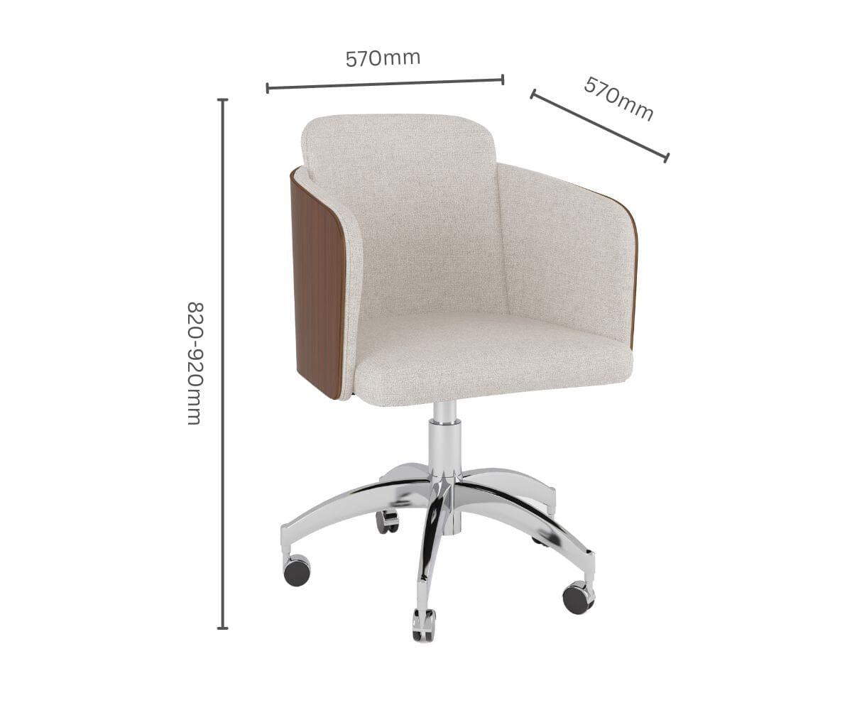 Jual San Francisco PC812 Office Chair in Walnut