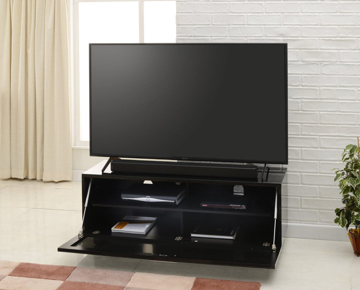 TTAP Sorrento Gloss Black 120cm Wide TV Cabinet (SOR-1200-BLK)