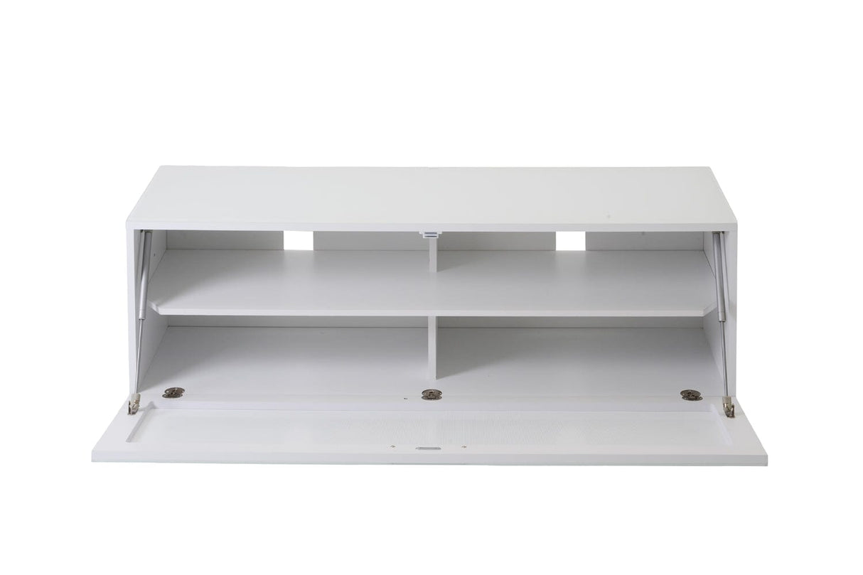 TTAP Sorrento Gloss White 120cm Wide TV Cabinet (SOR-1200-WHT)