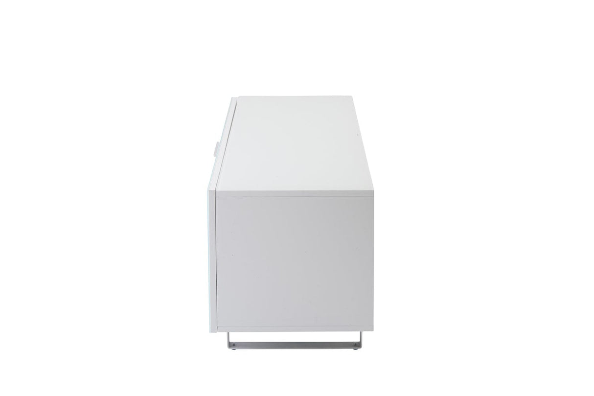 TTAP Sorrento Gloss White 120cm Wide TV Cabinet (SOR-1200-WHT)