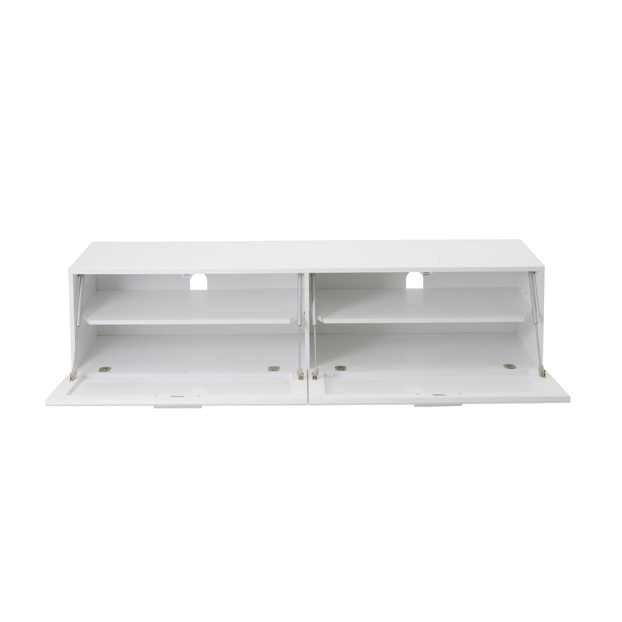 TTAP Sorrento Gloss White 160cm Wide TV Cabinet (SOR-1600-WHT)
