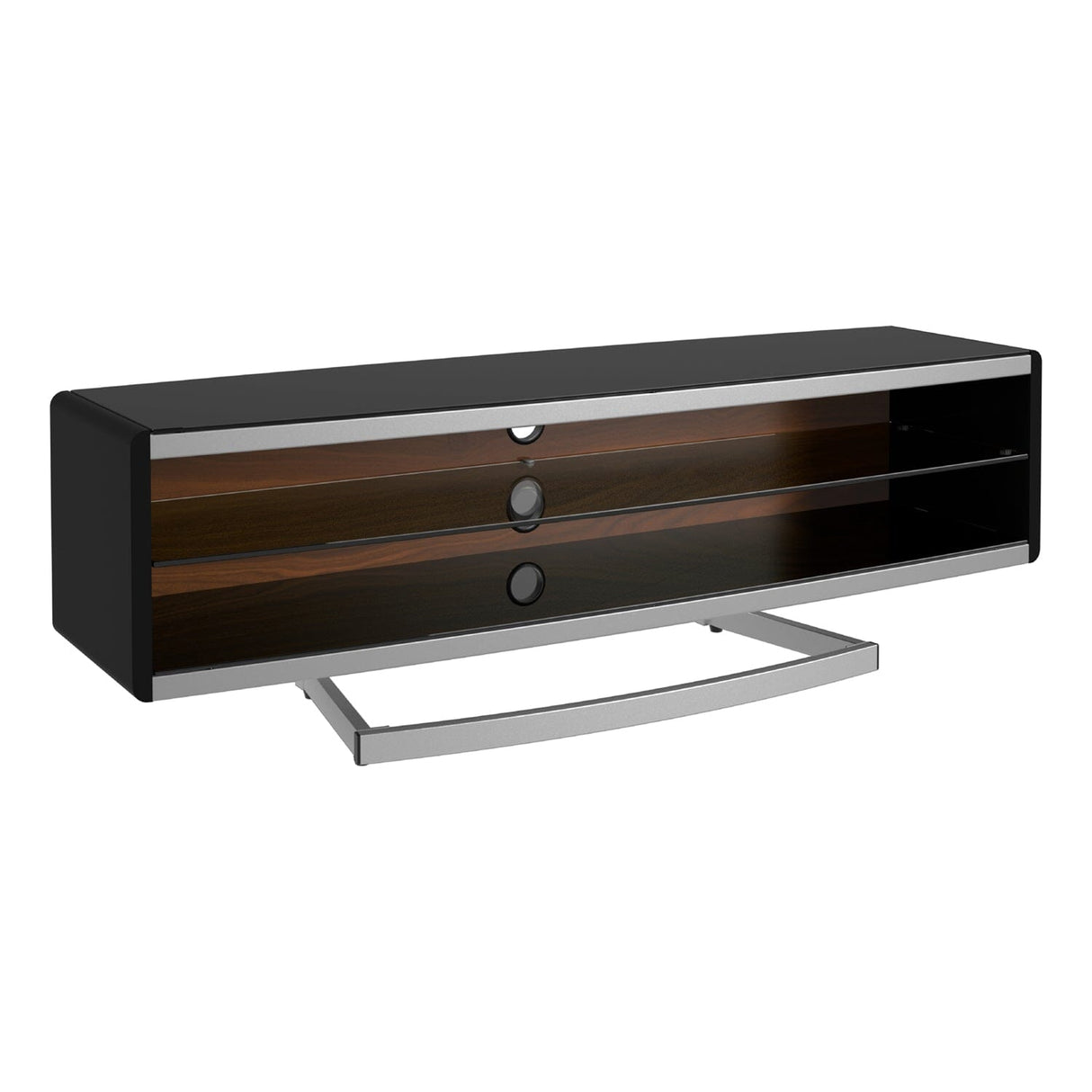 AVF Options Portal 1.5m TV Stand - Walnut / White