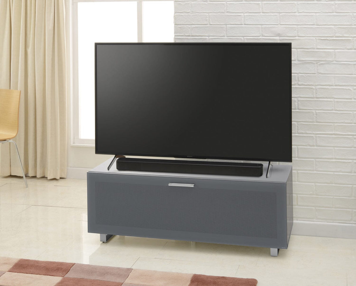 TTAP Sorrento Gloss Grey 120cm Wide TV Cabinet (SOR-1200-GRY)