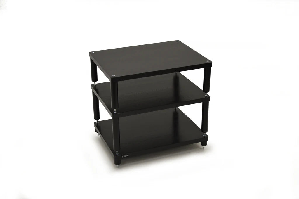 Apollo Storm 6 Black Edition 3 Shelf Modular Hi-Fi Rack