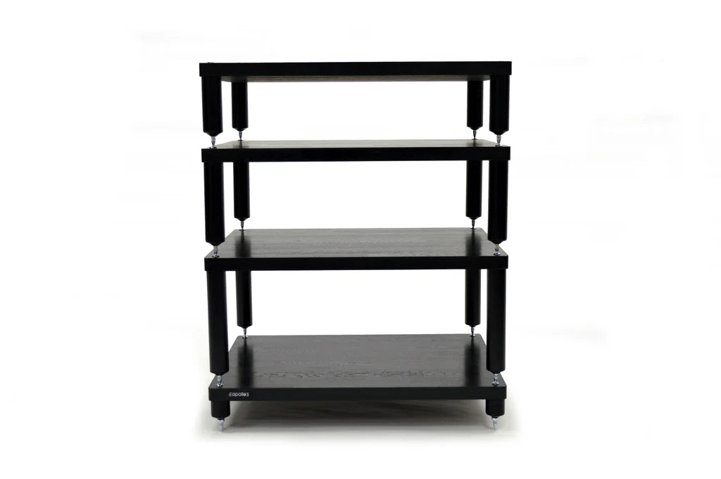 Apollo Storm 6 Black Edition 4 Shelf Modular Hi-Fi Rack