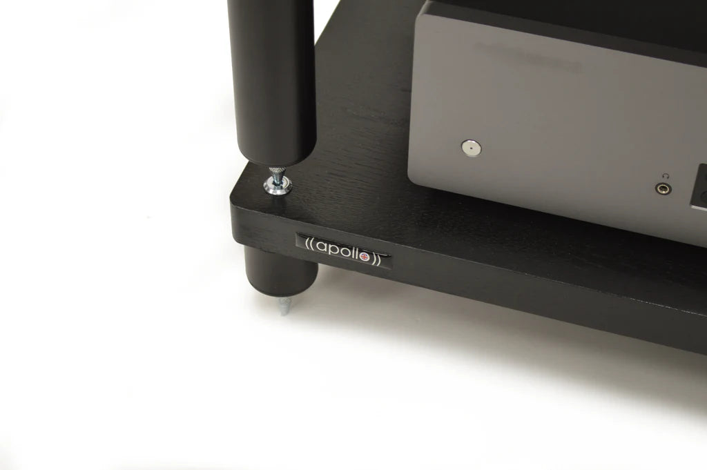 Apollo Storm 6 Black Edition 3 Shelf Modular Hi-Fi Rack