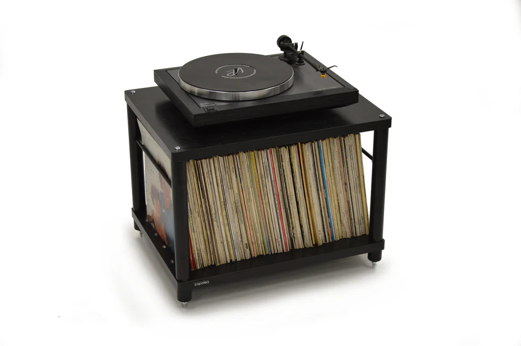 Apollo Storm 6 Black Edition 2 Shelf Vinyl Storage Hifi Rack