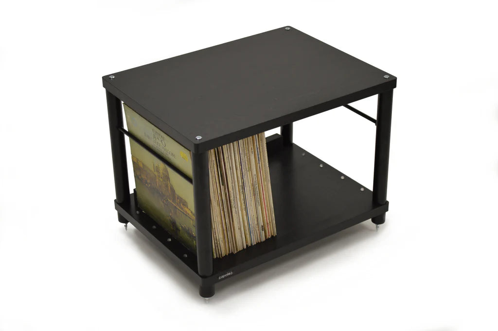 Apollo Storm 6 Black Edition 2 Shelf Vinyl Storage Hifi Rack
