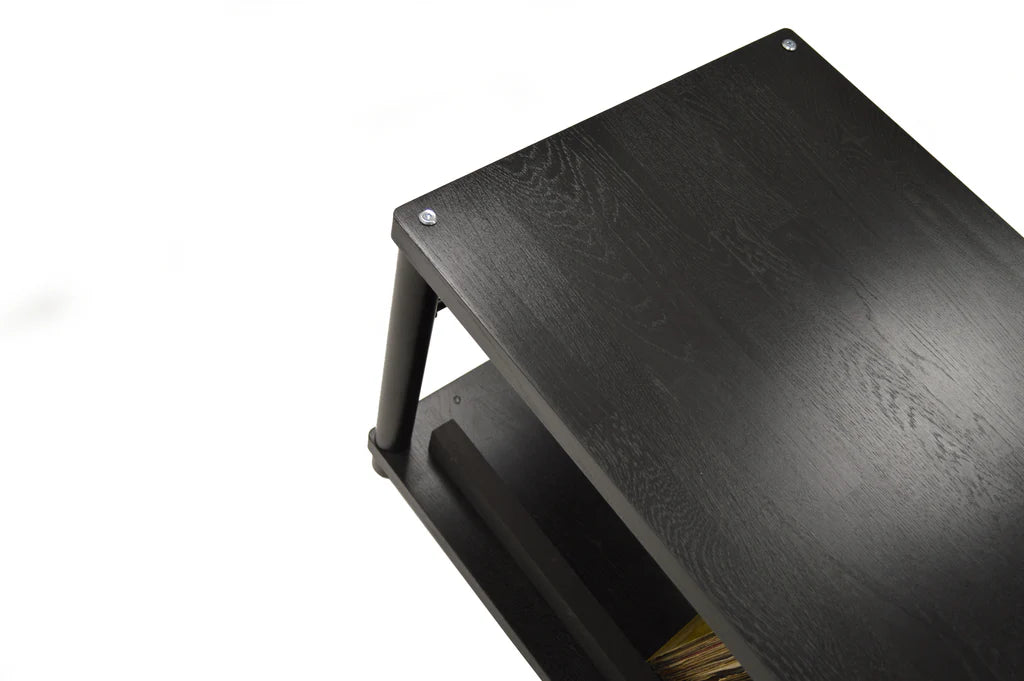 Apollo Storm 6 Black Edition 2 Shelf Vinyl Storage Hifi Rack
