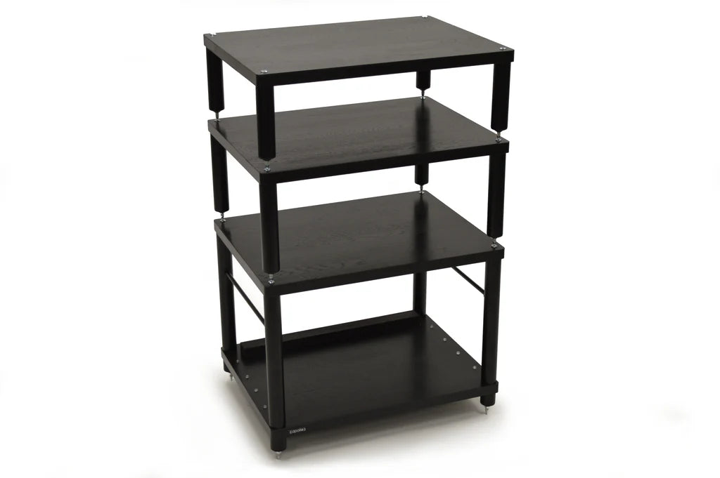 Apollo Storm 6 Black Edition 2 Shelf Vinyl Storage Hifi Rack