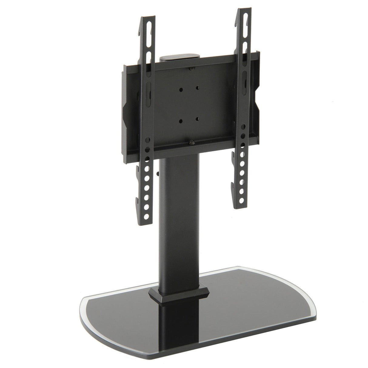 TTAP TT22S Swivel Black Glass Tabletop Pedestal TV Stand for up to 43" TVs