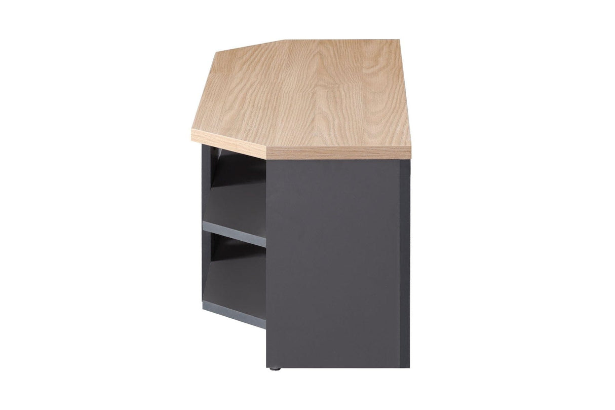 TTAP Memphis Grey and Oak TV Stand (MEM-1200-GRY)