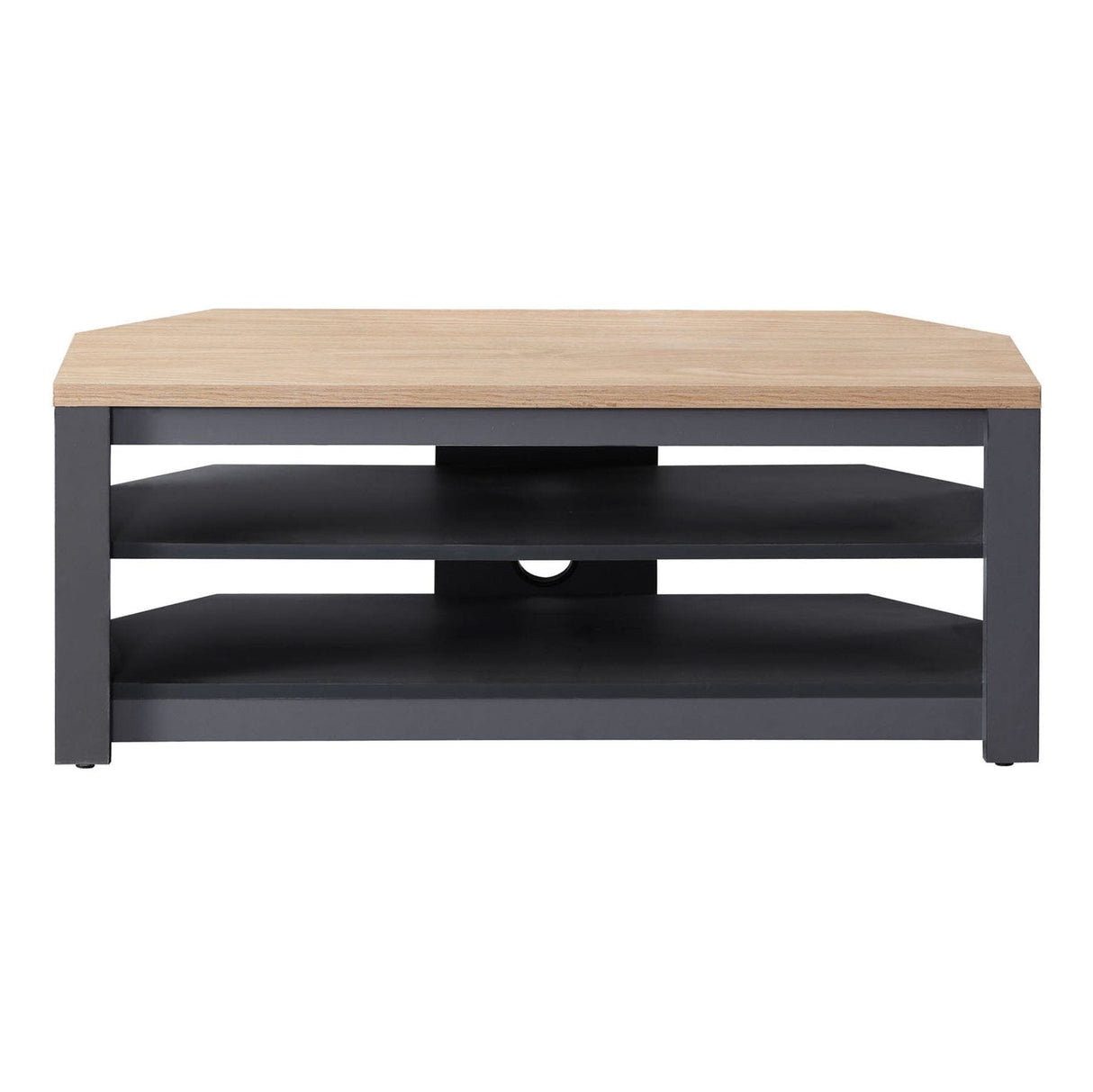 TTAP Memphis Grey and Oak TV Stand (MEM-1200-GRY)