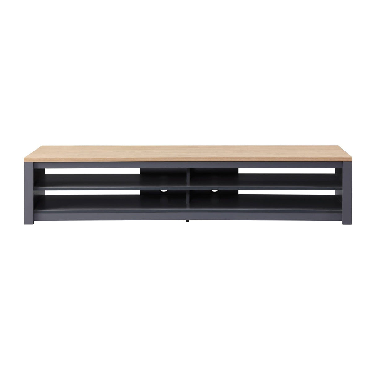 TTAP Memphis Grey and Oak 160cm Wide TV Stand (MEM-1600-GRY)