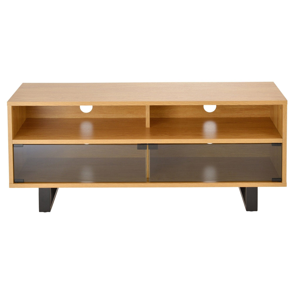 TTAP Verona 1200mm TV Stand for up to 60" TVs - Light Oak