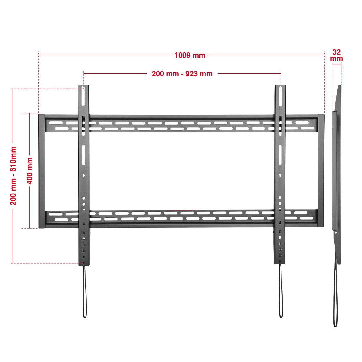 TTAP TTD906FHD Heavy Duty Flat TV Bracket for up to 100 inch