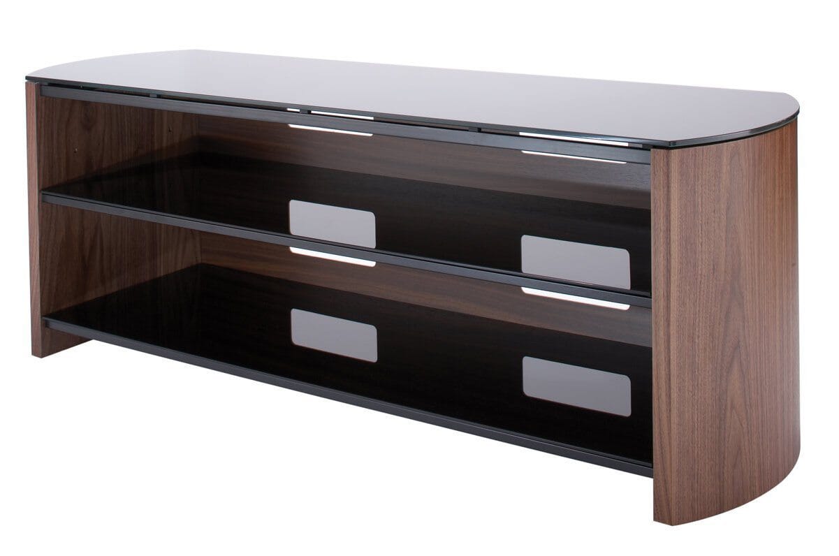 Alphason Finewoods Walnut TV / Hifi Stand - FW1100-W/B