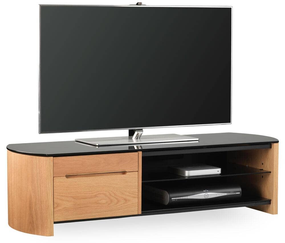 Alphason Finewoods FW1350CB-LO Light Oak TV Stand