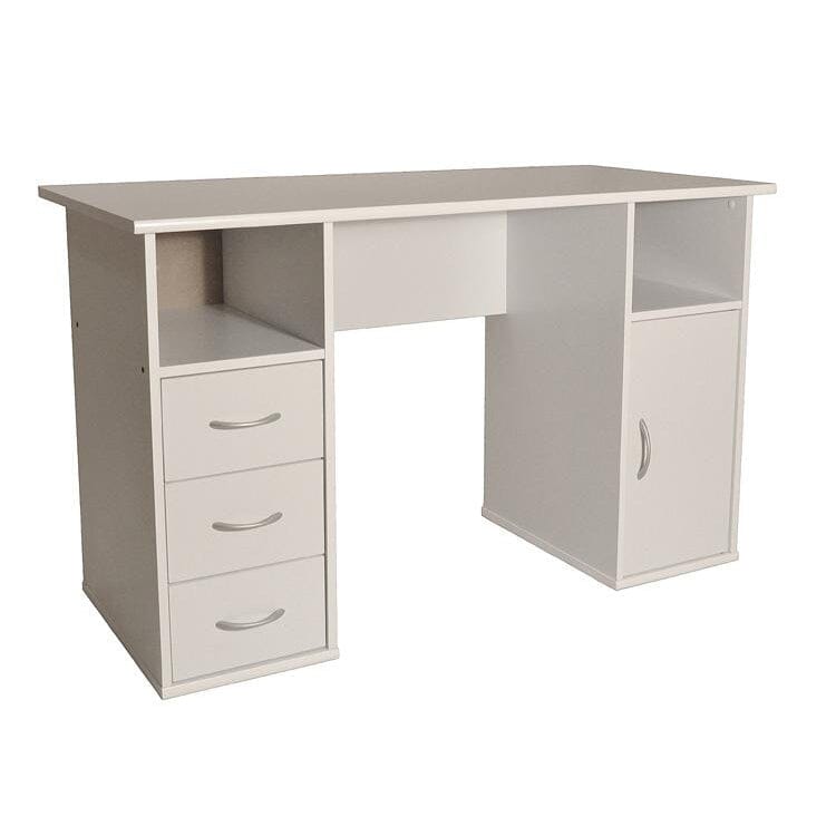 Alphason Maryland White Computer Desk