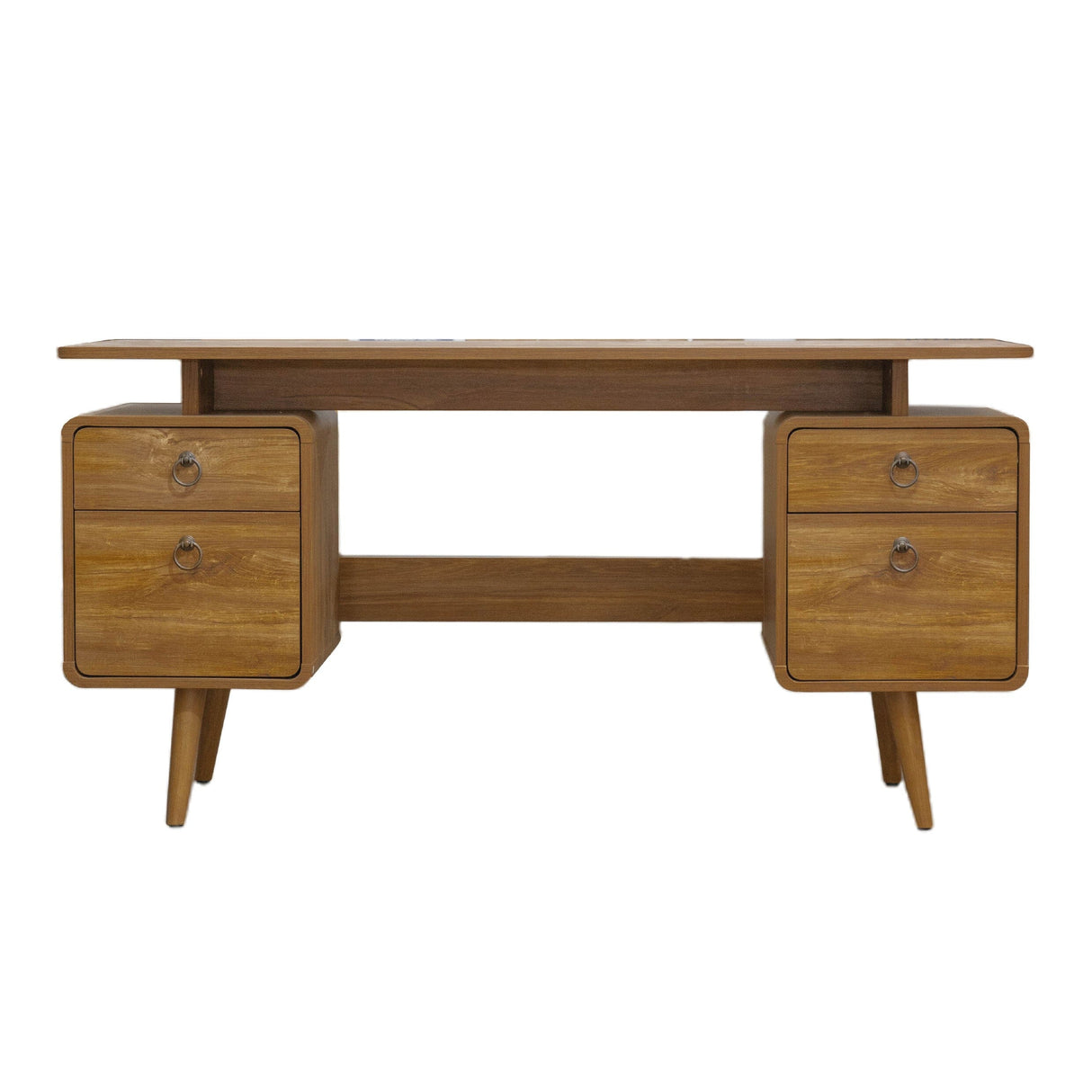 TTAP Arezzo Dark Wood 150cm Wide Desk