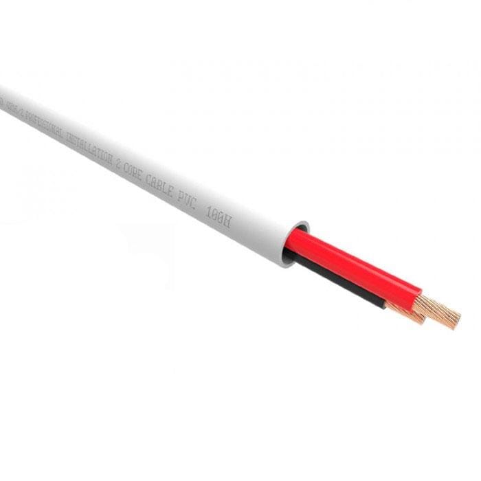 QED Professional QX16/2 PVC 2 Core Flame Retardant Installation Speaker Cable