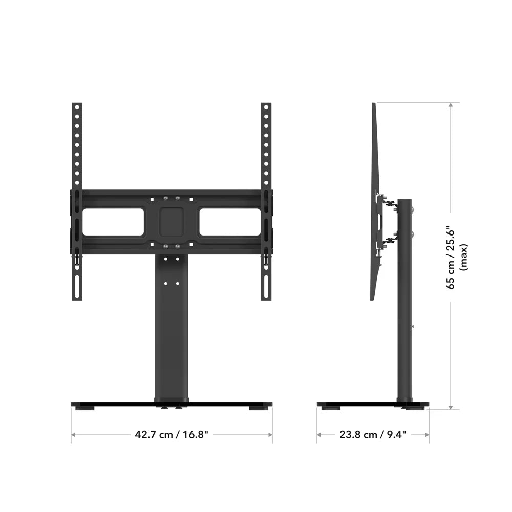 AVF B452BB: Universal Tabletop TV Stand/Base – Swivel (400 VESA)