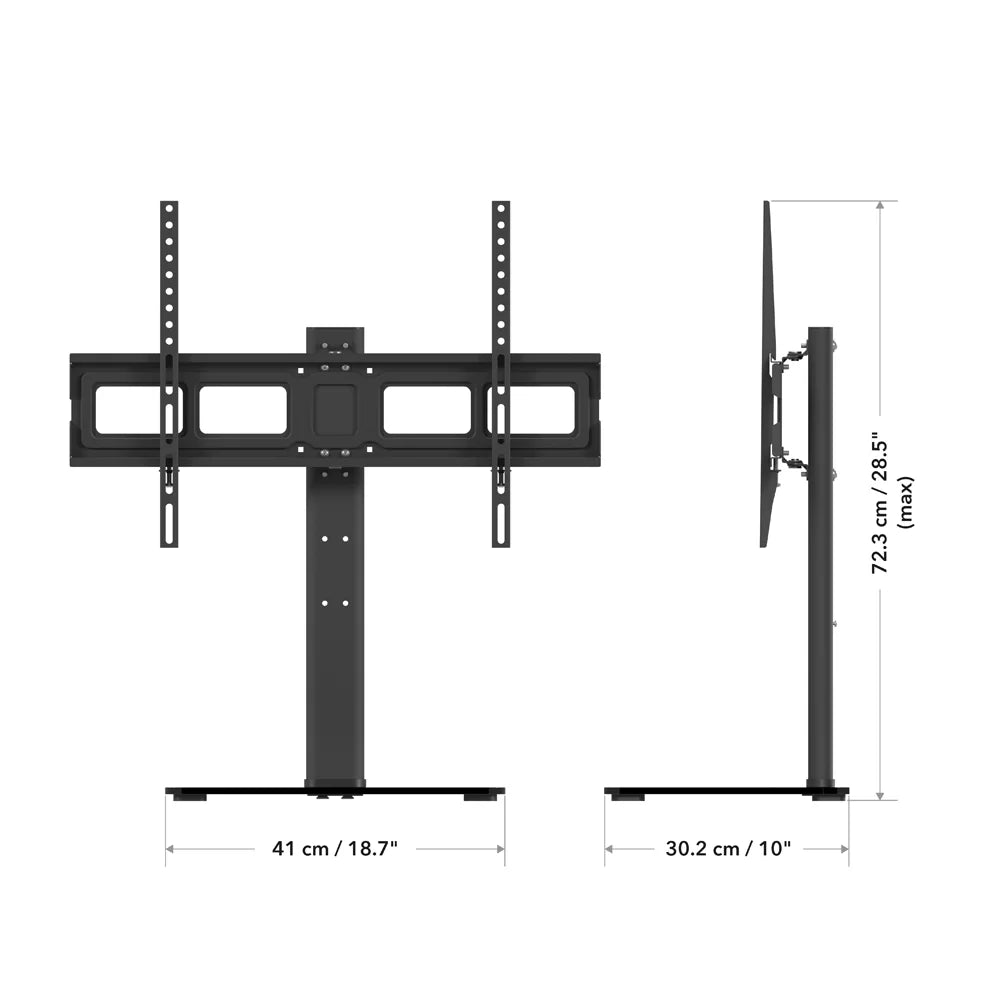 AVF B652BB: Universal Tabletop TV Stand/Base – Swivel (600 VESA)