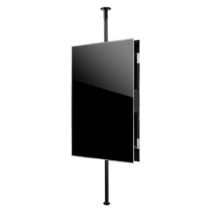 B-Tech BT2MFCPF-B2B40-65 Back to Back Portrait Twin Screen Floor to Ceiling TV Bracket with 2m Pole