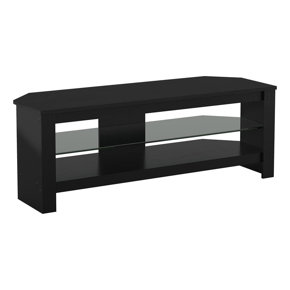 AVF Calibre 1.15m Wide TV Stand with Glass Shelf - Black