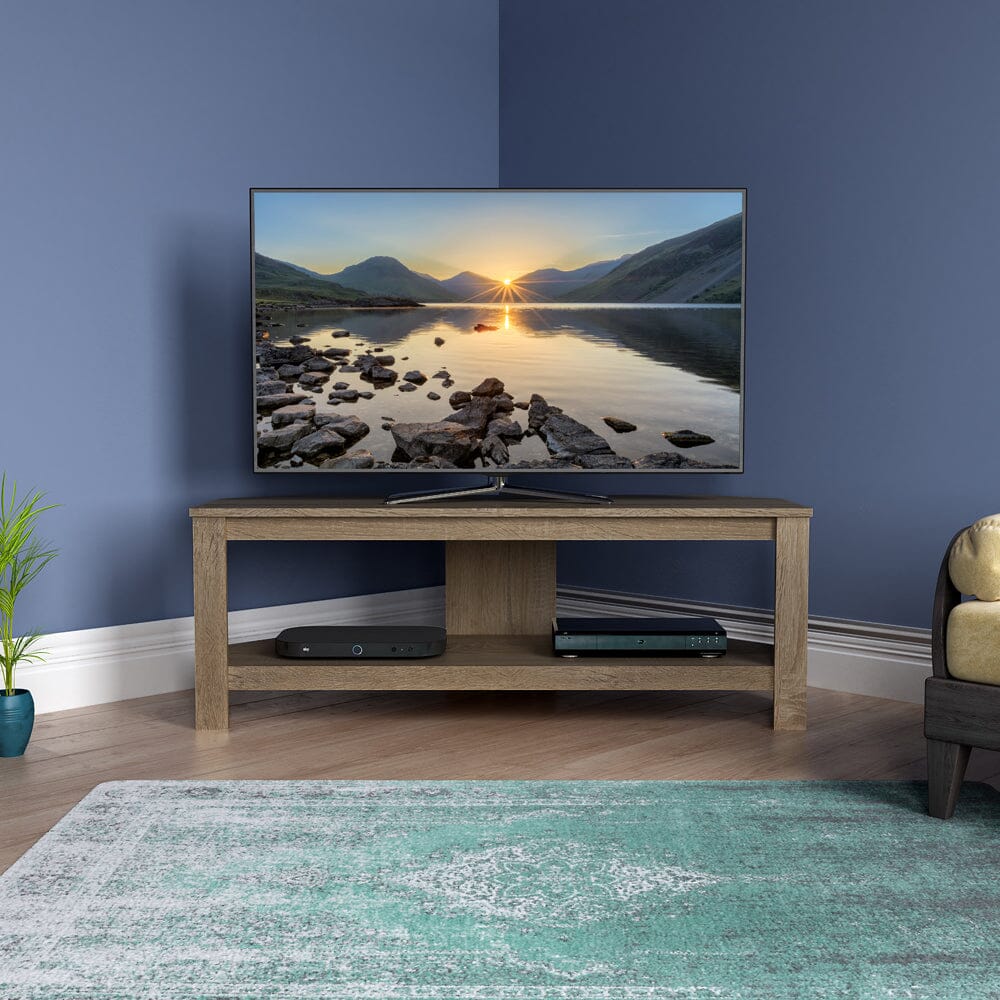 AVF Calibre 1.15m Wide TV Stand - Sawn Oak