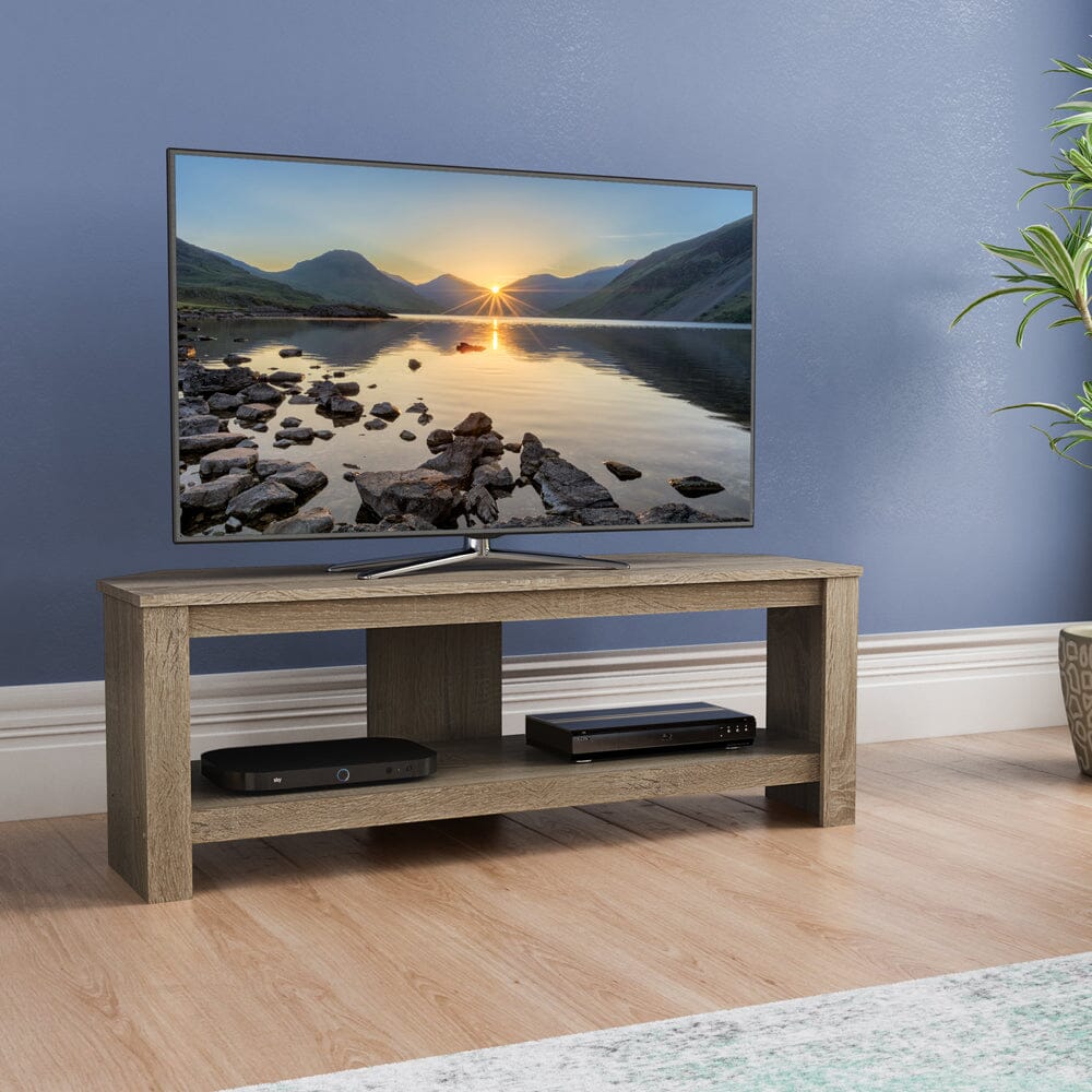 AVF Calibre 1.15m Wide TV Stand - Sawn Oak