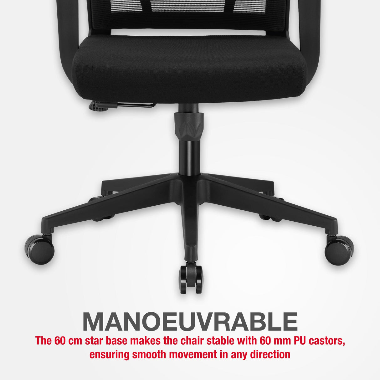 TTAP Cambridge Black Mesh Office Chair