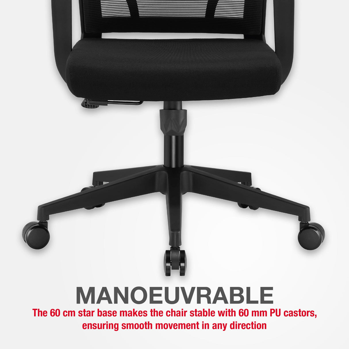 TTAP Cambridge Black Plus Mesh Office Chair