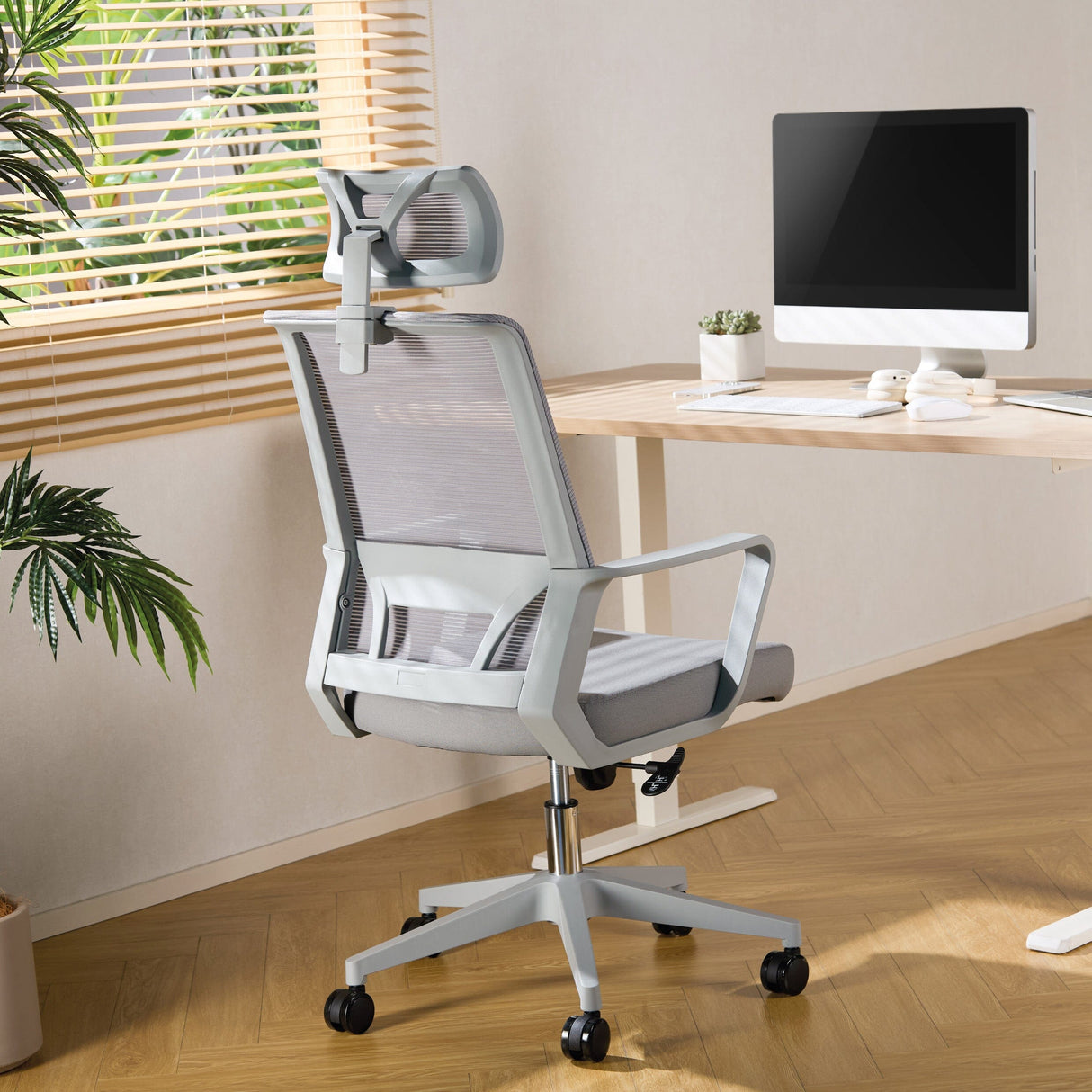 TTAP Cambridge Grey Plus Mesh Office Chair