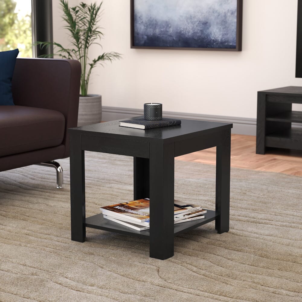 AVF Calibre CAT50BO Black Oak Side Table